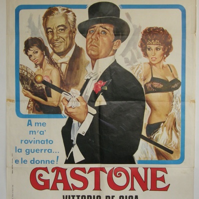 Manifesto locandina cinematografica "Gastone"