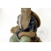 Statuetta cinese in ceramica smaltata mudman
