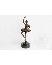 Ballerina in bronzo firmata