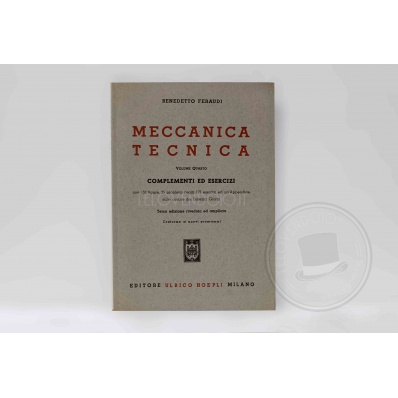 Manuale Meccanica Tecnica Volume IV Hoepli
