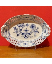 Vassoio ovale in porcellana Meissen