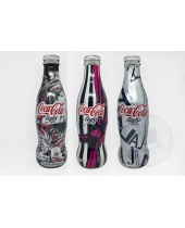 Set 3 bottiglie Coca Cola Light Ferragamo Ferrè Armani Limited Edition