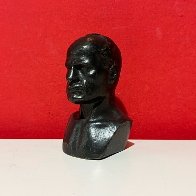 Busto Benito Mussolini in bronzo