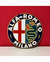 Targa Insegna in latta Alfa Romeo 40 cm