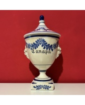 Vaso da Farmacia in ceramica Canapa