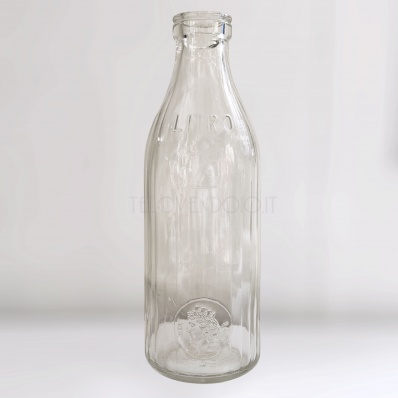 Bottiglia latte 1 Litro in vetro Zsfai