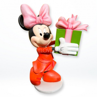 Minnie Mouse 195 cm con pacco regalo