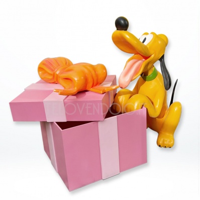 Pluto 120 cm con pacco regalo