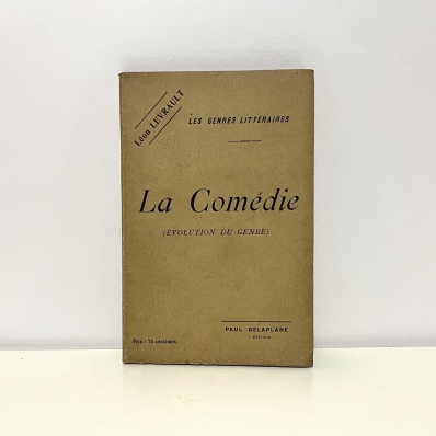Libro La Comédie Évolution du genre Leon Levrault 1913