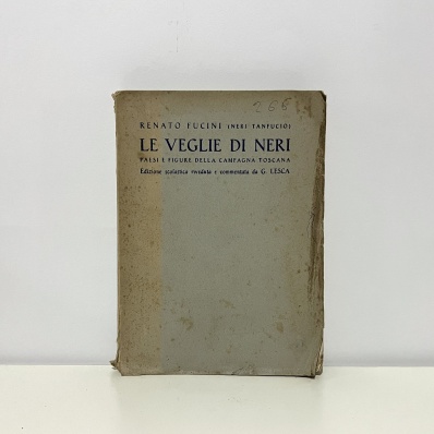Libro Renato Fucini Le Veglie di Neri 1942
