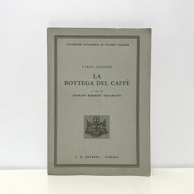 Libro Carlo Goldoni La bottega del caffè 1959