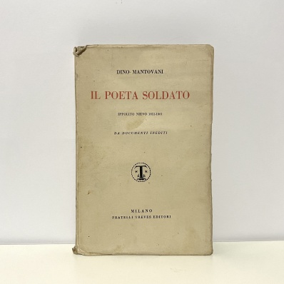 Libro Dino Mantovani Il poeta soldato Ippolito Nievo 1931
